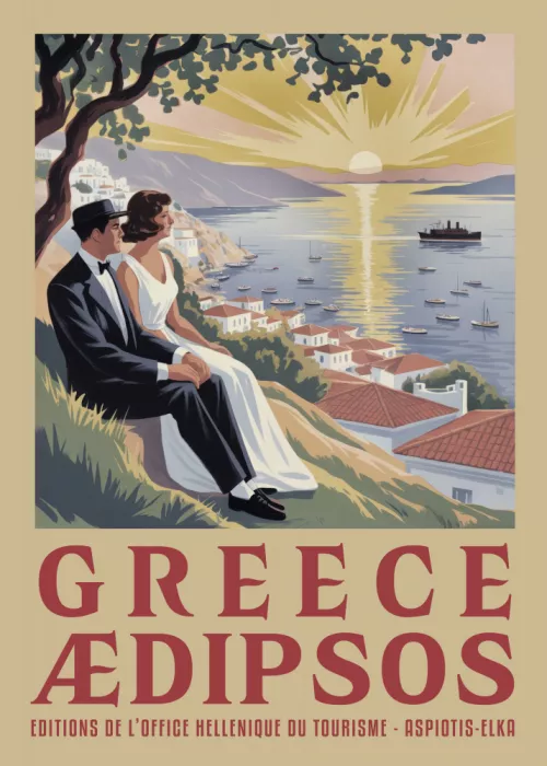 Magnusson, Andreas: Greece Vintage Travel Poster