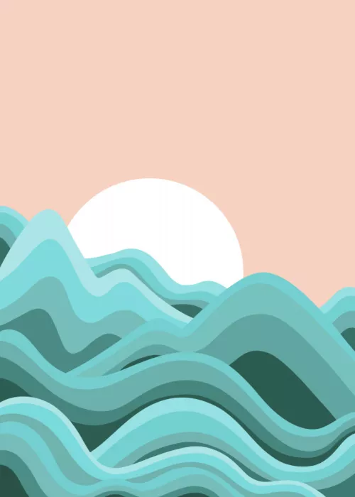 Wade, Stephen: Minimalist Ocean Waves