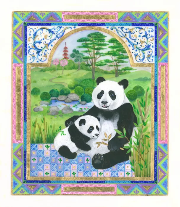 Brent, Isabelle: Pandas dans le jardin