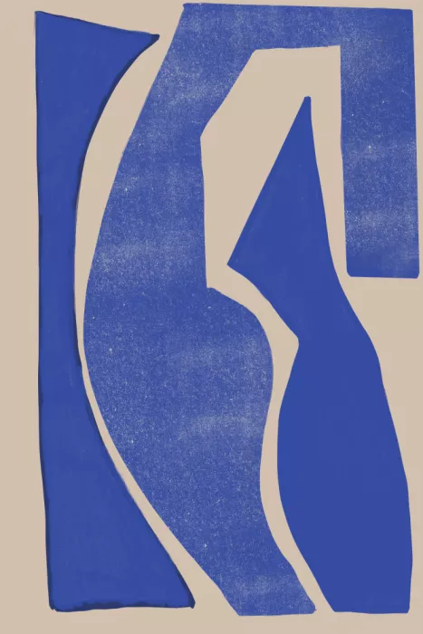 Studio, Miuus The: Blue Geometric Shapes