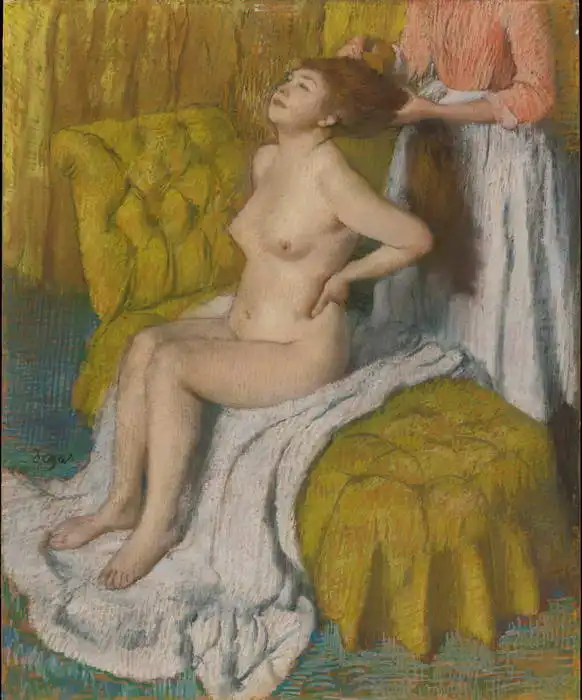 Degas, Edgar: Combing hair after bath