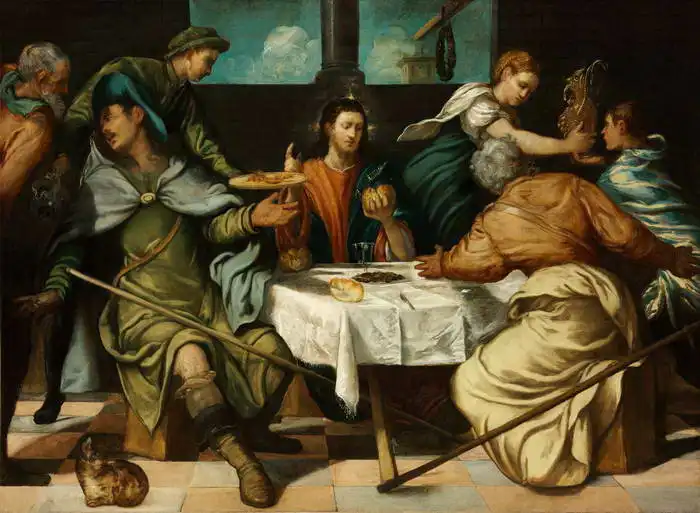 Robusti (Tintoretto), J.: Supper at Emmaus
