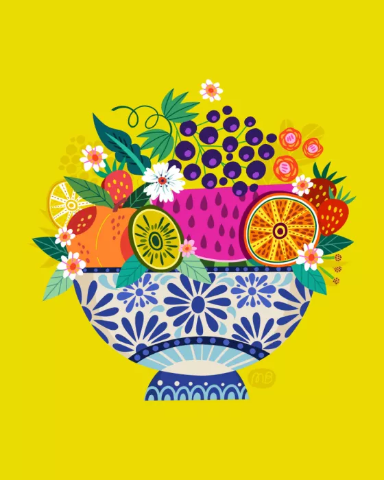 Belle, Marusha: Coupe de fruits festive