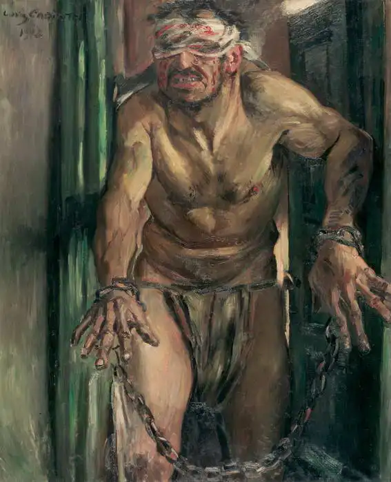 Corinth, Lovis: Samson blinded
