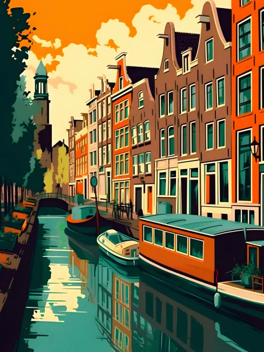 Taudalpoi: Amsterdam Canal Houses
