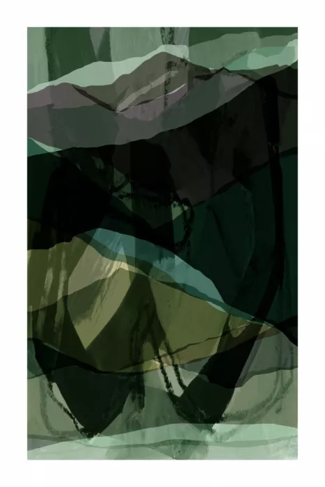cartissi: Abstraction forestière sombre