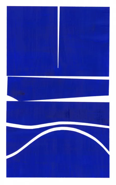 Brent, Isabelle: Collage azul