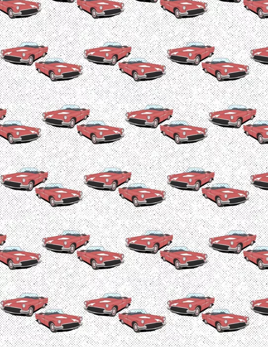 Nicholas: Motif de voiture de sport rouge