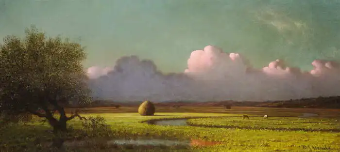 Heade, Martin Johnson: Sun and shadow swamp in Newbury