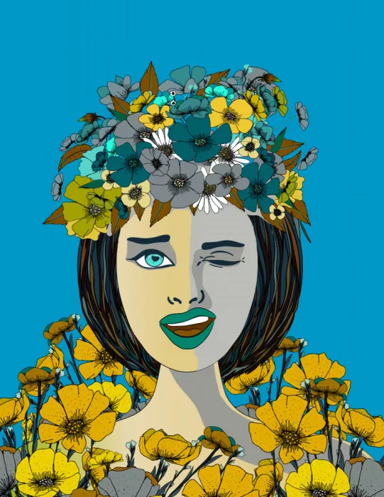 Nicholas: Couronne florale