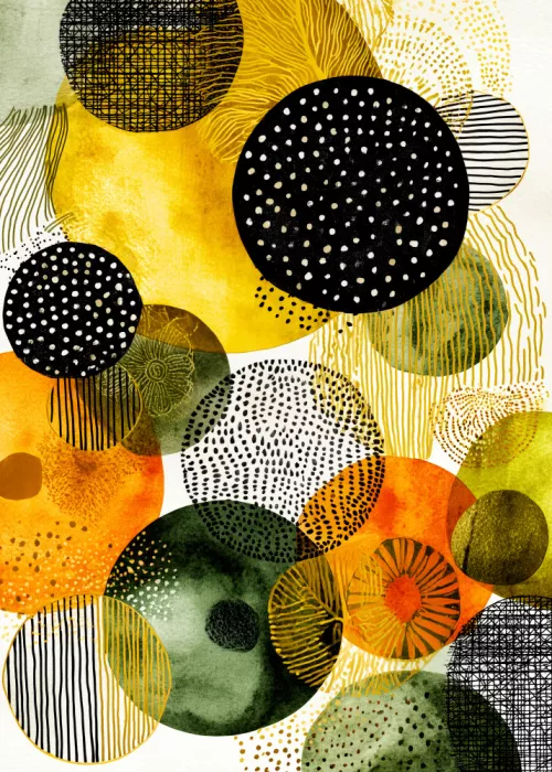 Jaszke, Justyna: Composition avec cercles superposés