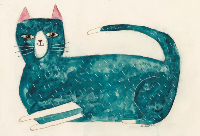Bursic, Sharyn: Große blaue Katze