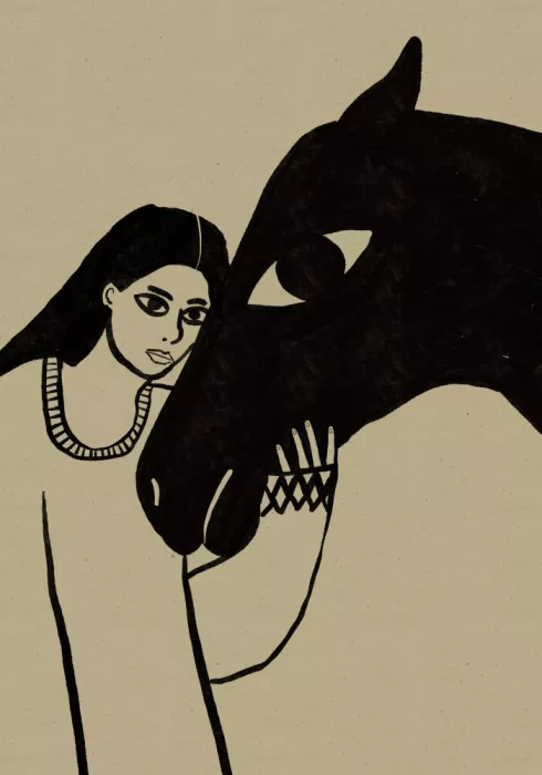 Bursic, Sharyn: Dame und Pferd
