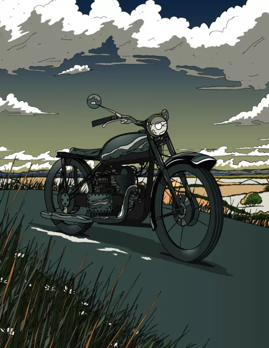 Nicholas: Moto vintage des années 1950