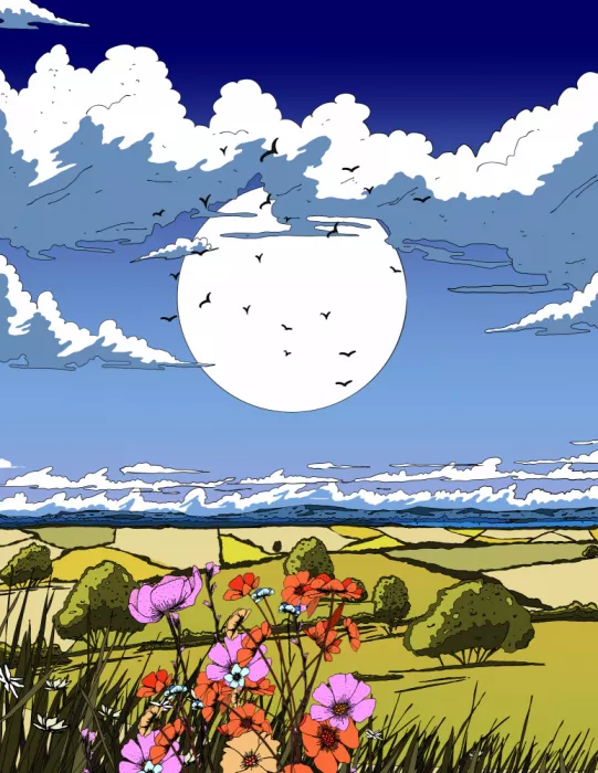Nicholas: Magnifique paysage d