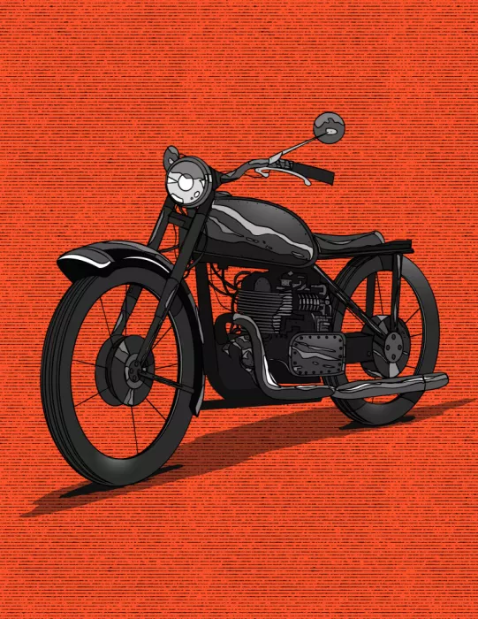 Nicholas: Motocyclette japonaise