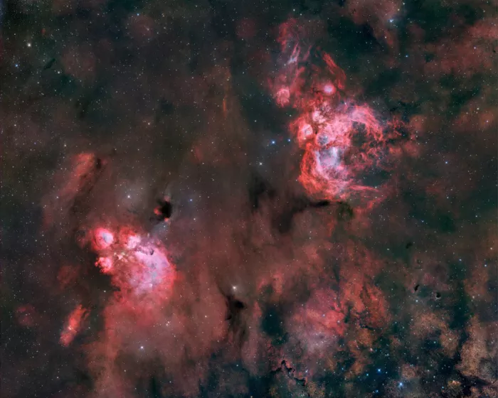 Chander, Vikas: Cat’s Paw and Lobster nebula