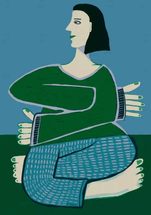 Bursic, Sharyn: Yoga-Frau