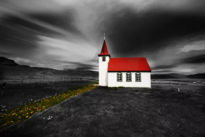 Engström, Erik: A golden path to church