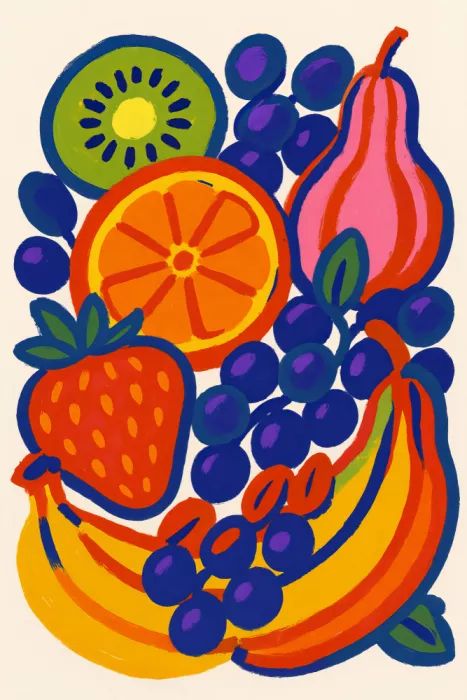 Studio, Floral Frida: Fruit Parade 1