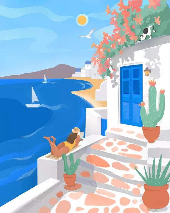 Lizde, Petra: Summer in Greece