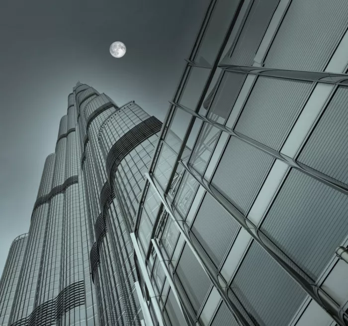 Wu, Qinyuan: Moon Night @ Burj Khalifa Tower, Dubai