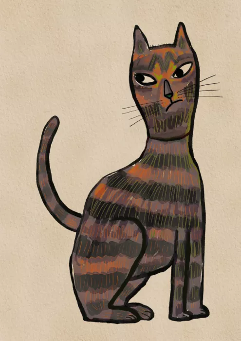 Bursic, Sharyn: Naive Katze