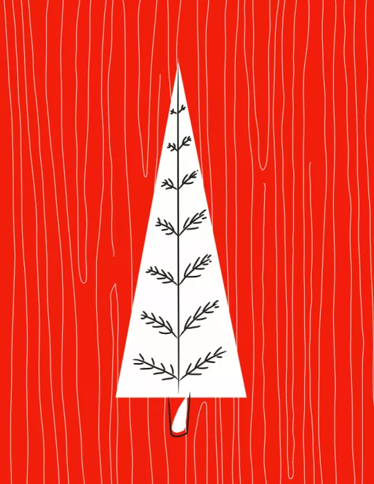 Nicholas: Roter Weihnachtsbaum