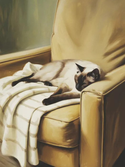 Magnusson, Andreas: Sleeping Siamese Cat