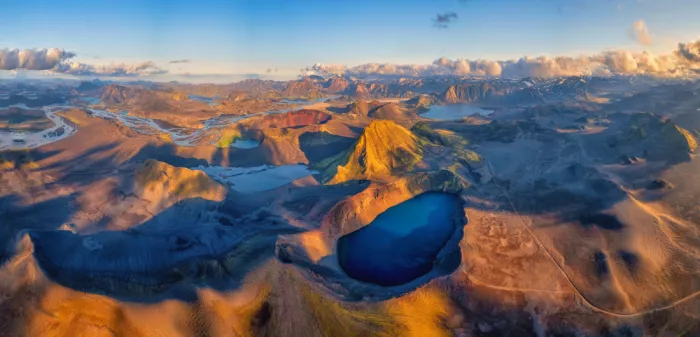 Zheng, Michael: Panorama of Icelandic Highland