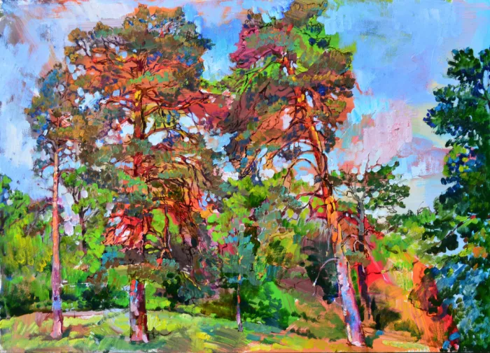 Kutsachenko, Andrii: Spring forest