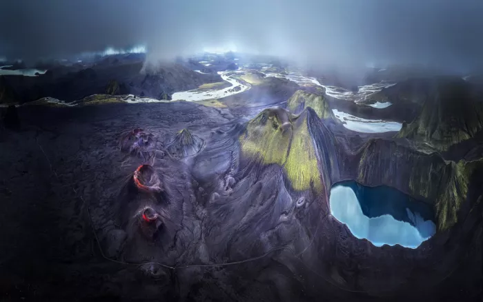 Su, Yuan: Volcanic lake
