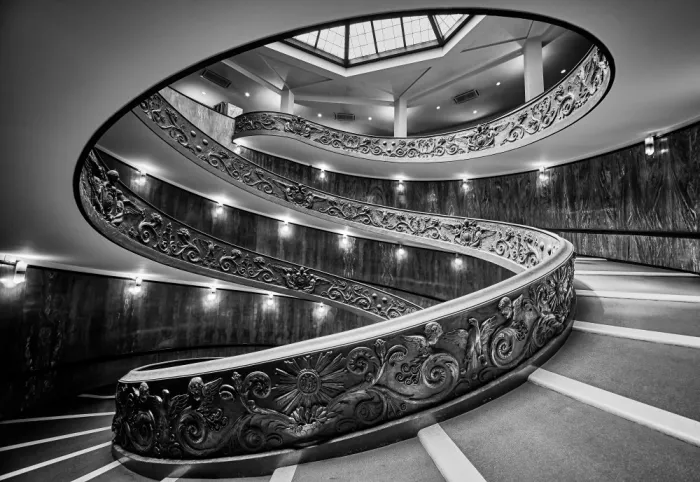 Echteld, Michael: Stairs in the Vatican Museum