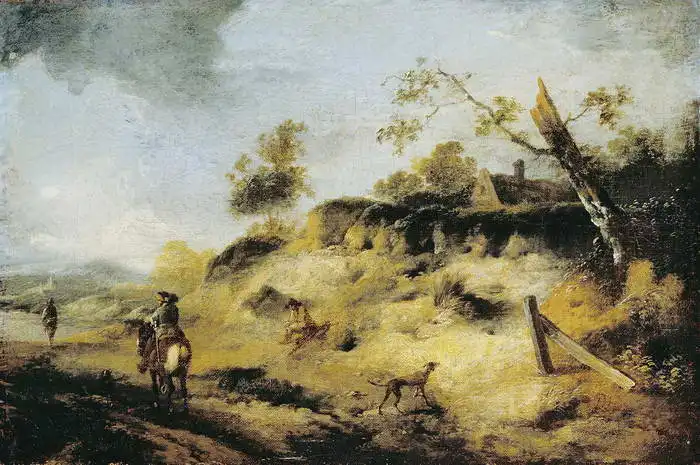 Wouwerman, Philips: Písečné břehy a cestovatelé