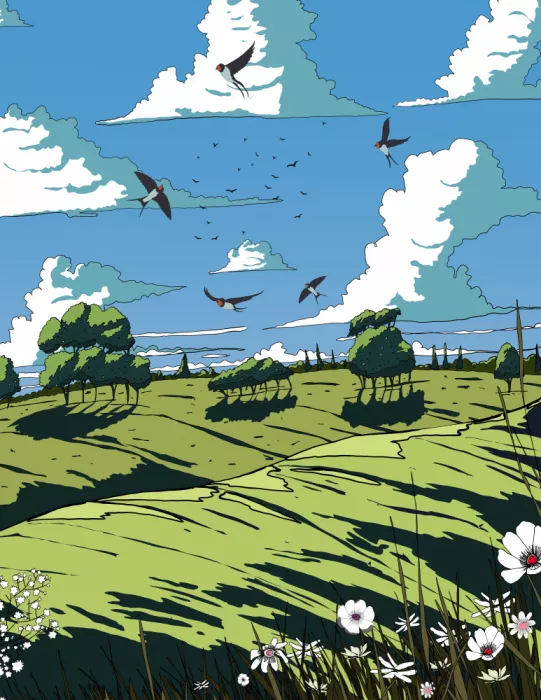 Nicholas: Paysage en été