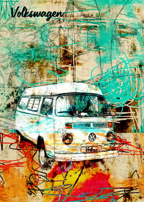 studio, senja Lembayung: Volkaswagen art 04