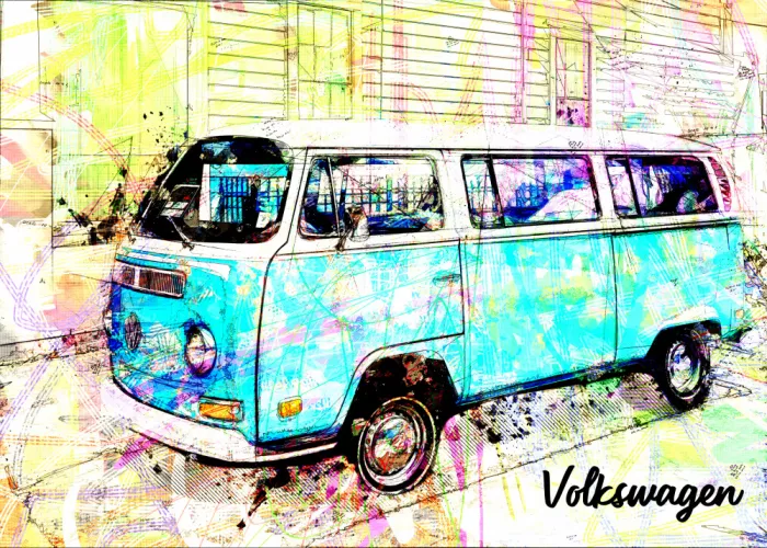 studio, senja Lembayung: Volkswagen art 06