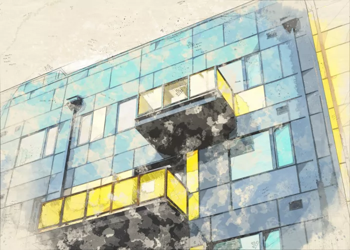 studio, senja Lembayung: landmark 01