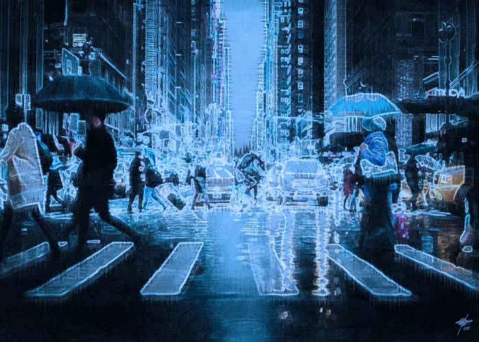 Russo, Osvaldo: Pluie à New York