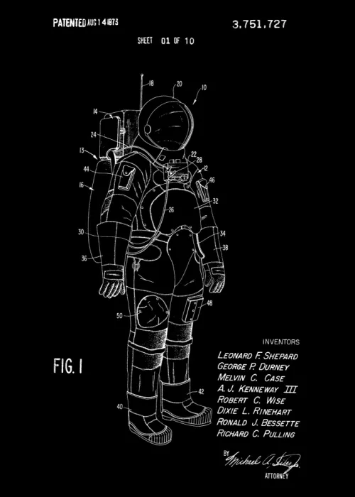 Magnusson, Andreas: Space Suit Patent 1973