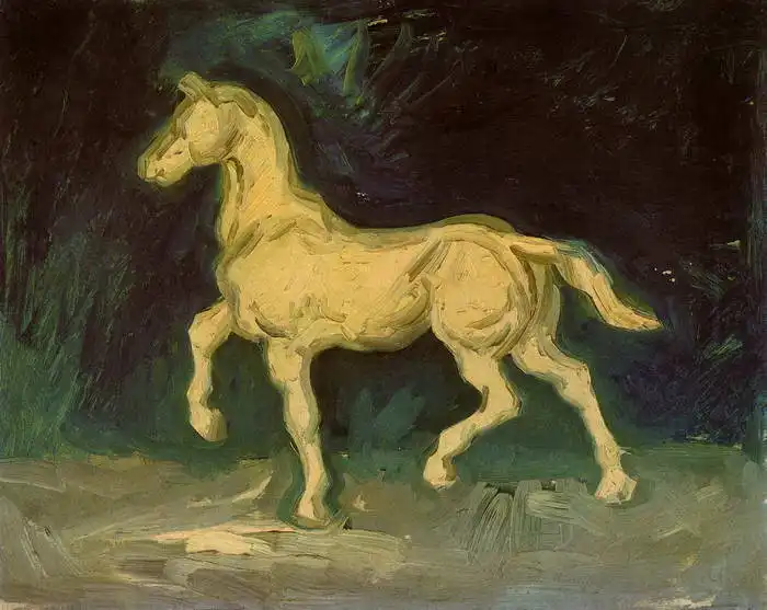 Gogh, Vincent van: Horse statue