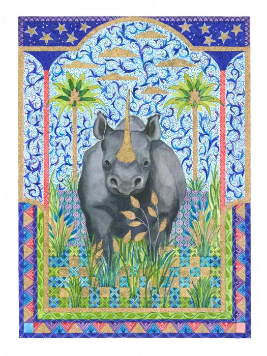 Brent, Isabelle: Rhinosceros illustration