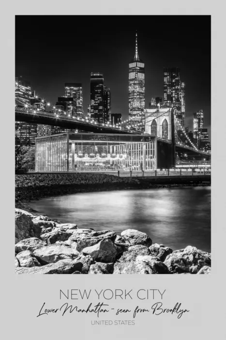 Viola, Melanie: En foco: NEW YORK CITY Impresión de Manhattan desde Brooklyn