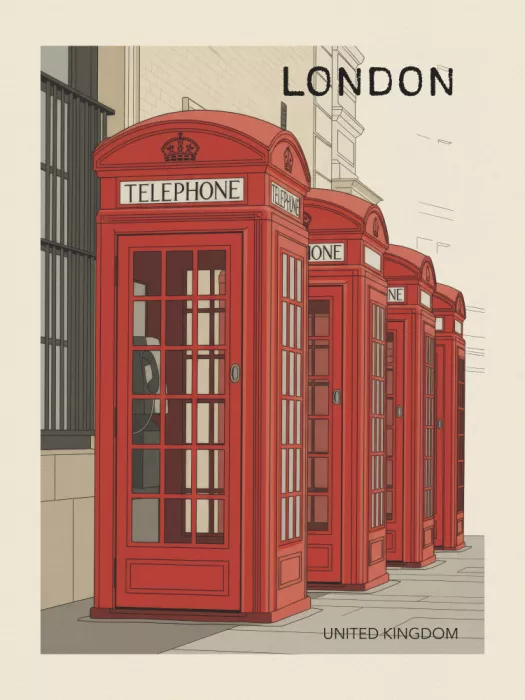 Magnusson, Andreas: Cartel de viajes de Londres