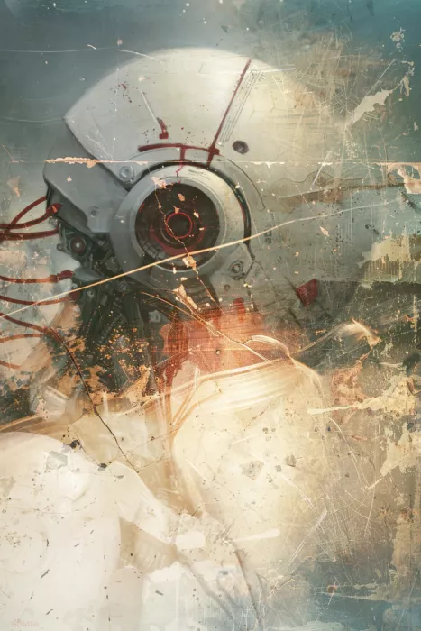 Kulik, Rafal: Cyborg Art Vintage Illustration 24