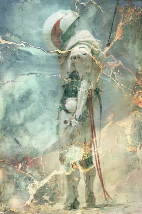 Kulik, Rafal: Cyborg Art Vintage Illustration 34