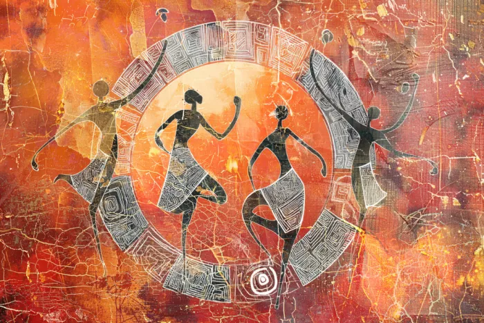 Kulik, Rafal: Ethnische afrikanische Kunst Vintage 05