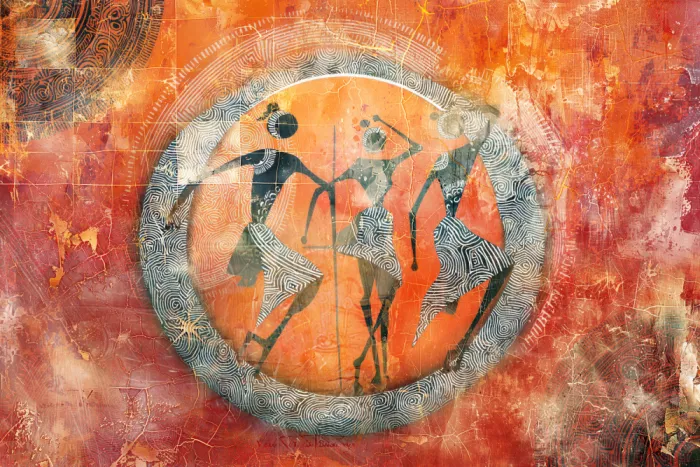 Kulik, Rafal: Ethnische afrikanische Kunst Vintage 06