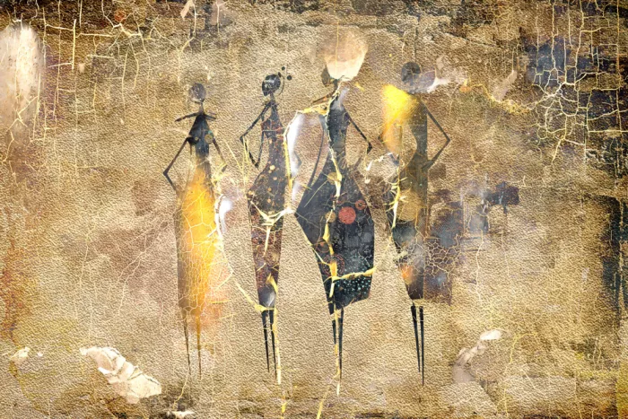 Kulik, Rafal: Ethnische afrikanische Kunst Vintage 53
