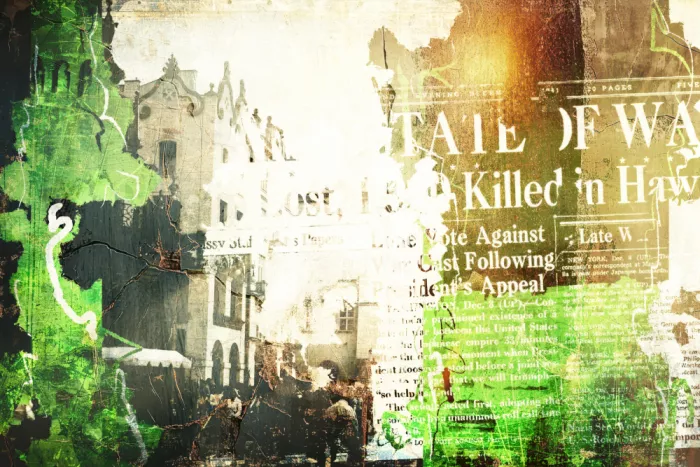 Kulik, Rafal: Collage Arte Abstracto Vintage 73